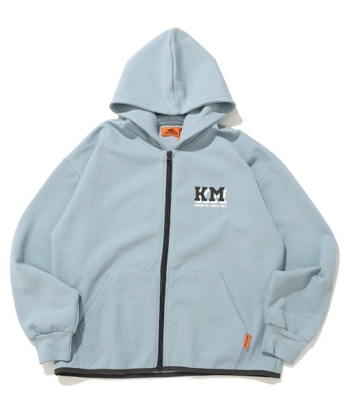 KRIFF MAYER Kid's Collection（クリフメイヤーキッズコレクション）の「【速乾・軽量】軽テックジップパーカー（パーカー・キッズ・サンドベージュ/オートミール/サックスブルー/ブラック・120/130/140/150/160/170）」の21枚目の写真