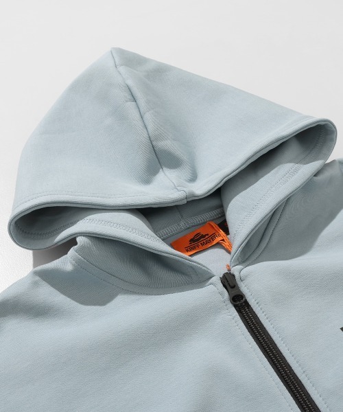 KRIFF MAYER Kid's Collection（クリフメイヤーキッズコレクション）の「【速乾・軽量】軽テックジップパーカー（パーカー・キッズ・サンドベージュ/オートミール/サックスブルー/ブラック・120/130/140/150/160/170）」の16枚目の写真