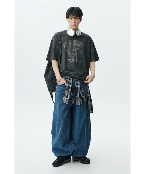 KICHUL(キチョル)の「BALLOON FIT DENIM PANTS (INDIGO BLUE)(デニムパンツ・レディース・その他・LARGE/MEDIUM/SMALL/XX-SMALL/X-SMALL)」の12枚目の写真