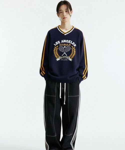 DOUBLE JD（ダブルジェイディー）の「サイドリバースデニム（ブラック）（デニムパンツ・レディース・その他・MEDIUM/LARGE）」の5枚目の写真
