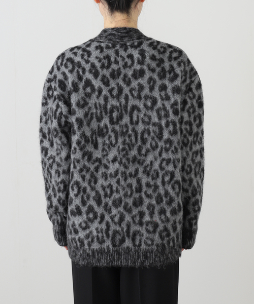 Anine Bing(アニー ビング)の「【ANINE BING/アニン ビン】GRAY LEOPARD CARDIGAN(カーディガン/ボレロ・レディース・チャコールグレー・FREE)」の11枚目の写真