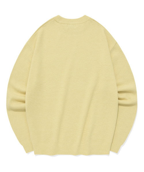 COVERNAT(カバーナット)の「ラムズウールラウンドニットイエロー(ニット/セーター・レディース・その他・MEDIUM/LARGE/SMALL/X-LARGE)」の2枚目の写真