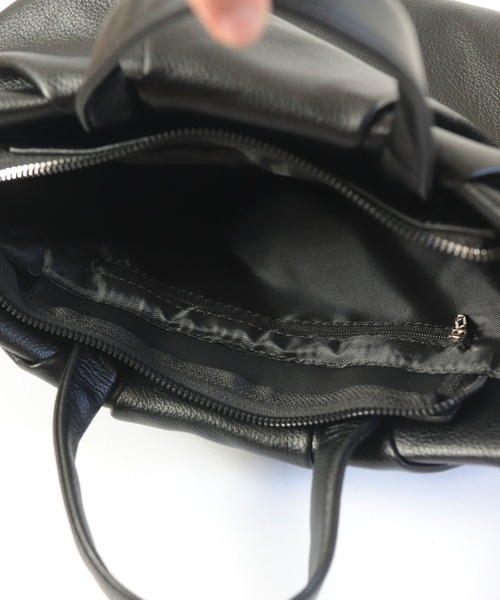 florist(フローリスト)の「【高見え・2WAY】レザータッチタックデザインハンドバッグ/ショルダーバッグ/ビジネスバッグ(iPad収納可)(ハンドバッグ・レディース・グレイッシュベージュ/オフホワイト/ミント/ブラック/ブラウン/モカ・FREE)」の22枚目の写真