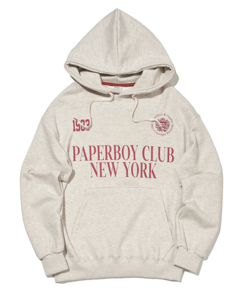 Sports club フードパーカー — оверсайз худи