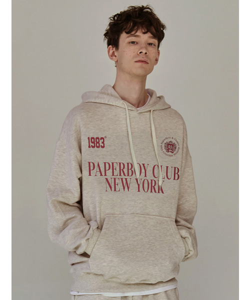 PAPERBOY(ペーパーボーイ)の「スポーツクラブフードパーカー-オートミール(パーカー・レディース・その他・LARGE/MEDIUM/SMALL/X-LARGE)」の3枚目の写真