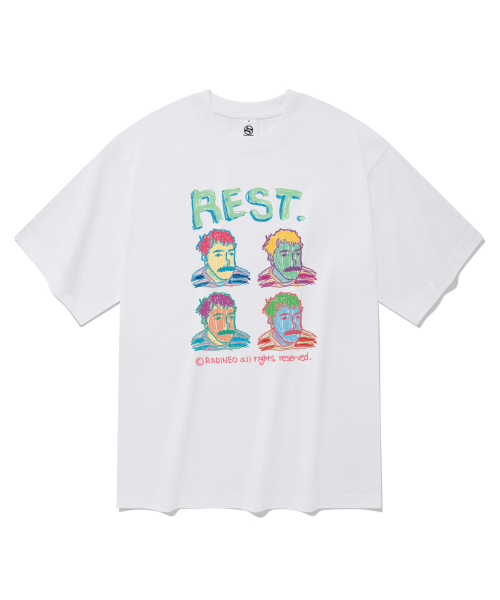 RADINEO(ラディネオ)の「レスト 半袖Tシャツ ホワイト(Tシャツ/カットソー・メンズ・その他・SMALL/MEDIUM/LARGE/X-LARGE)」の1枚目の写真