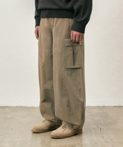 COSTUME O’CLOCK(コスチュームオクロック)の「コットンウォッシュドバルーンカーゴパンツベージュ COOSPT244BEIGE(その他パンツ・メンズ・その他・30/32/34/26/28)」の2枚目の写真