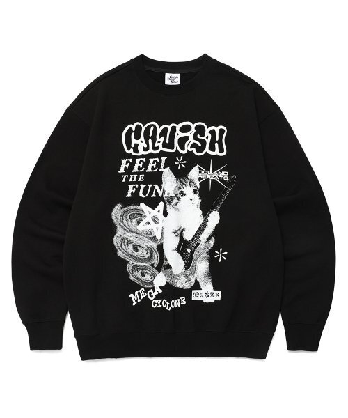 MEGA CYCLONE SWEATSHIRT BLACK(CV2DFUM442A)