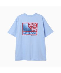 SMALL HEARTTRACK OVER FIT TEE_SKYBLUE