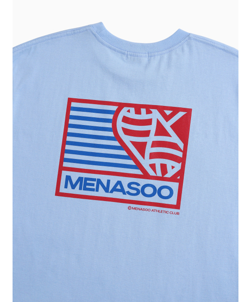 MENASOO(ミナス)の「SMALL HEARTTRACK OVER FIT TEE_SKYBLUE(Tシャツ/カットソー・レディース・スカイブルー・F)」の11枚目の写真