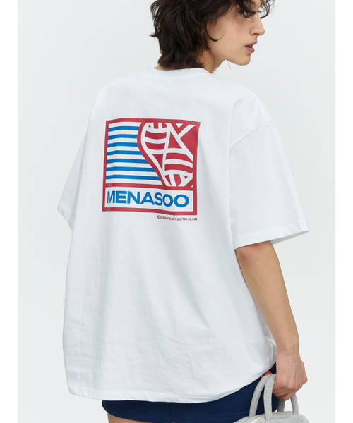 MENASOO(ミナス)の「SMALL HEARTTRACK OVER FIT TEE_SKYBLUE(Tシャツ/カットソー・レディース・スカイブルー・F)」の17枚目の写真