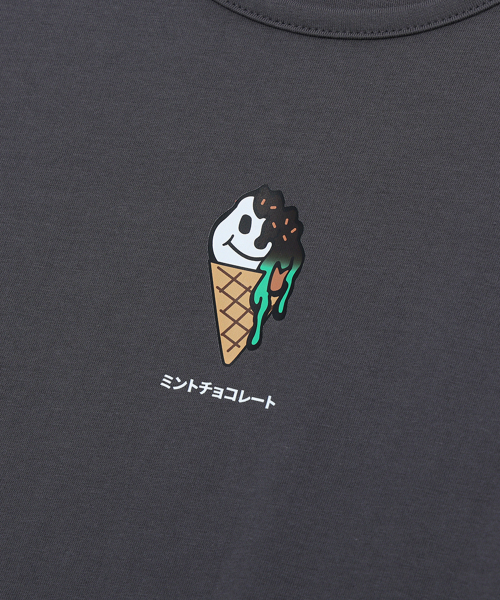 LMN3011(エルエムエヌ3011)の「アイスクリームスリーブレスT-ストーングレー(Tシャツ/カットソー・メンズ・ダークグレー・FREE/LARGE)」の3枚目の写真