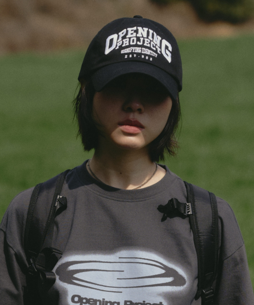 Opening Project（オープニングプロジェクト）の「Arch Logo Ball Cap - Black（キャップ・レディース・その他・FREE）」の4枚目の写真