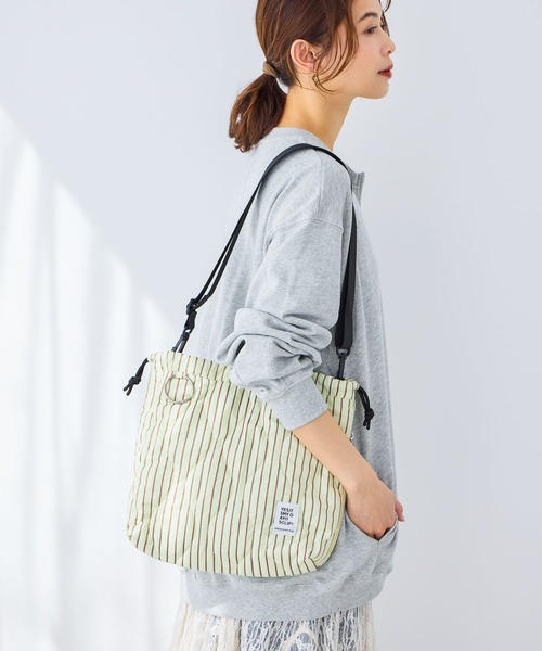 studio CLIP（スタディオクリップ）の「キルト巾着ショルダーバッグ（ショルダーバッグ・レディース・ブラック/アイボリー/ブラウン/ベージュ/グリーン・FREE）」の5枚目の写真