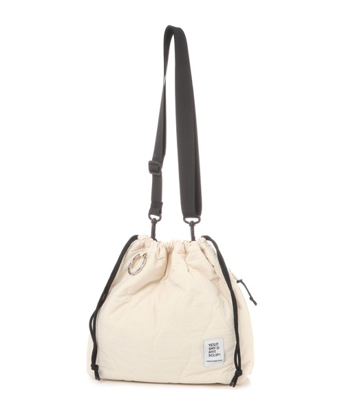 studio CLIP（スタディオクリップ）の「キルト巾着ショルダーバッグ（ショルダーバッグ・レディース・ブラック/アイボリー/ブラウン/ベージュ/グリーン・FREE）」の9枚目の写真