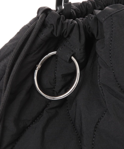 studio CLIP（スタディオクリップ）の「キルト巾着ショルダーバッグ（ショルダーバッグ・レディース・ブラック/アイボリー/ブラウン/ベージュ/グリーン・FREE）」の16枚目の写真