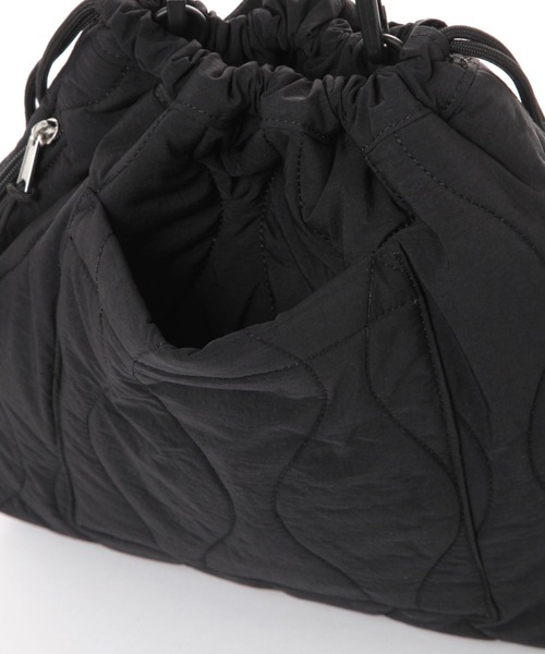 studio CLIP（スタディオクリップ）の「キルト巾着ショルダーバッグ（ショルダーバッグ・レディース・ブラック/アイボリー/ブラウン/ベージュ/グリーン・FREE）」の18枚目の写真