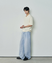 OURDAYZ（アワーデイズ）の「クールリネンブリーズデニムパンツ [ライトブルー]（デニムパンツ）」