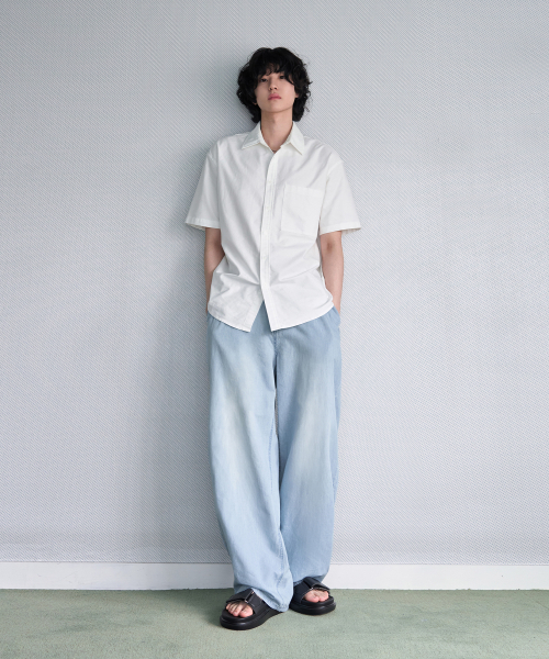 OURDAYZ（アワーデイズ）の「クールリネンブリーズデニムパンツ [ライトブルー]（デニムパンツ・レディース・その他・SMALL/MEDIUM/LARGE/X-LARGE）」の5枚目の写真