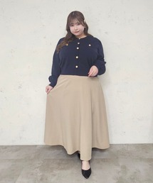 Louiosy（ルオシー）の「【大きいサイズ】ツイードフィッシュテール