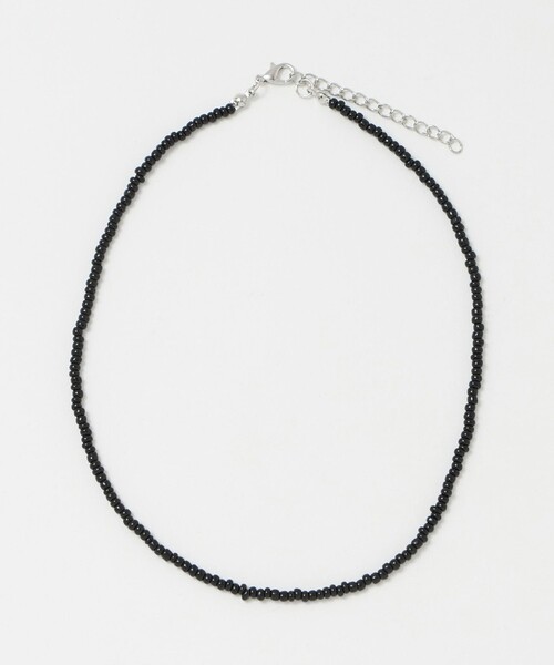 EMMEL REFINES（エメルリファインズ）の「＜EMMEL REFINES＞EM ソリッド ビーズ ネックレス（ネックレス・レディース・ブラック/ライラック/ホワイト/ライム/コバルトブルー・FREE）」の3枚目の写真