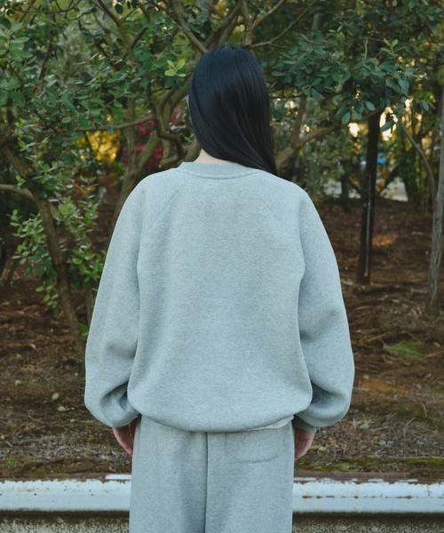 BROKEN BASE(ブロークンベース)の「B.Base Fleece Back Sweatshirt / B.Baseフリースバックスウェットシャツ(スウェット・メンズ・ブラウン/グレー/ブラック/ネイビー/パープル・MEDIUM/SMALL/LARGE)」の19枚目の写真
