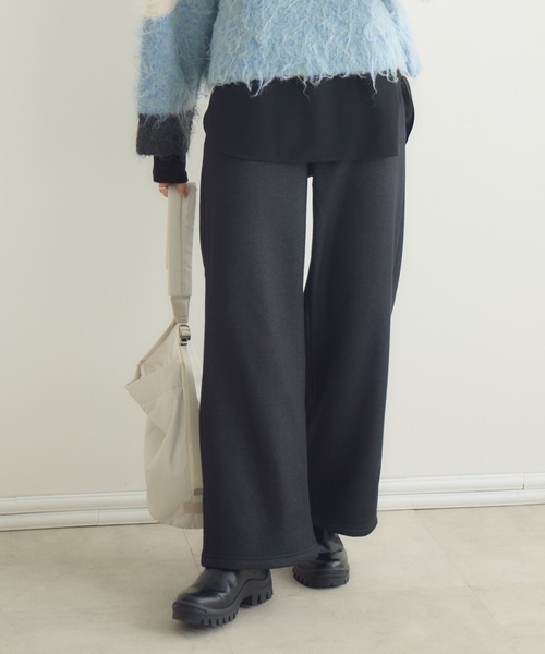 KATHARINE ROSS（キャサリンロス）の「【KATHARINE ROSS】極暖ふわふわ裏シャギーパンツ（その他パンツ・レディース・ネイビー/ブラック/チャコールグレー・MEDIUM/LARGE）」の2枚目の写真