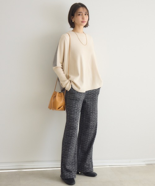 KATHARINE ROSS（キャサリンロス）の「【KATHARINE ROSS】極暖ふわふわ裏シャギーパンツ（その他パンツ・レディース・ネイビー/ブラック/チャコールグレー・MEDIUM/LARGE）」の4枚目の写真