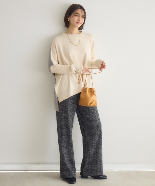 KATHARINE ROSS（キャサリンロス）の「【KATHARINE ROSS】極暖ふわふわ裏シャギーパンツ（その他パンツ・レディース・ネイビー/ブラック/チャコールグレー・MEDIUM/LARGE）」の5枚目の写真