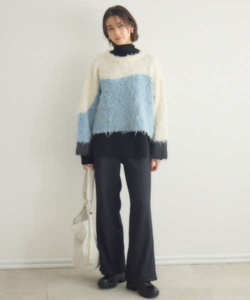 KATHARINE ROSS（キャサリンロス）の「【KATHARINE ROSS】極暖ふわふわ裏シャギーパンツ（その他パンツ・レディース・ネイビー/ブラック/チャコールグレー・MEDIUM/LARGE）」の11枚目の写真