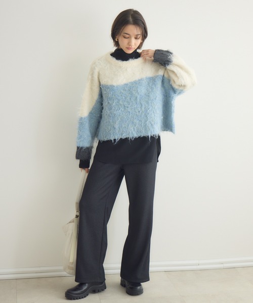 KATHARINE ROSS（キャサリンロス）の「【KATHARINE ROSS】極暖ふわふわ裏シャギーパンツ（その他パンツ・レディース・ネイビー/ブラック/チャコールグレー・MEDIUM/LARGE）」の12枚目の写真