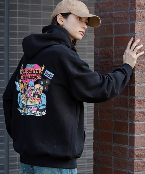 NEW JACK(ニュージャック)の「∴WEGO/【26年春新作】別注NEWJACKグラフィックプルパーカー(パーカー・メンズ・ブラック/ホワイト/アッシュグレー/チャコールグレー・MEDIUM/LARGE)」の17枚目の写真