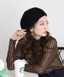 FUNALIVE（ファンアライブ）の「Craig ウール50% リブニット デザイン ベレー/ユニセックス ベレー（ハンチング/ベレー帽・メンズ）」