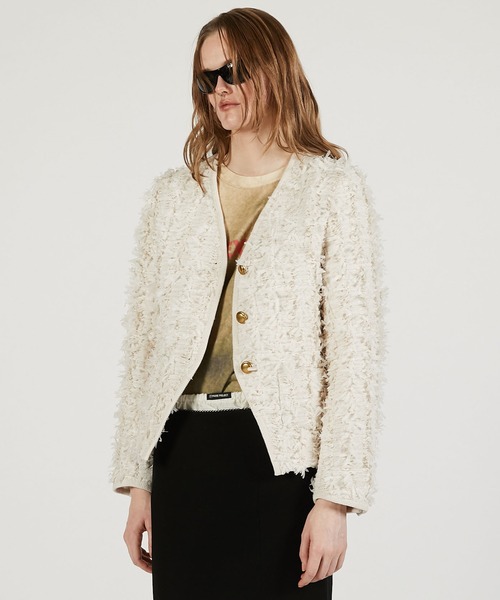 PRANK PROJECT（プランクプロジェクト）の「ツイードジャケット / Tweed Jacket（その他アウター・レディース・グレー/ブラック/アイボリー・FREE）」の13枚目の写真