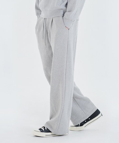 AKIA（アキア）の「ワンタックワイドラウンジスウェットパンツ[ブラック]（スウェットパンツ・メンズ・その他・MEDIUM/LARGE/X-LARGE）」の3枚目の写真