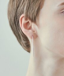 925 silver double drop earrings