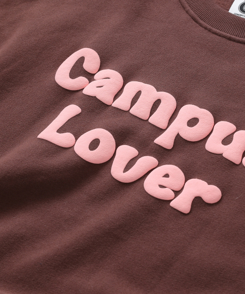 CONCEPTCOLLEGE（コンセプトカレッジ）の「キャンパスラバー スウェットシャツ_ブラウン [男女共用]（スウェット・レディース・ブラウン・MEDIUM/LARGE）」の3枚目の写真