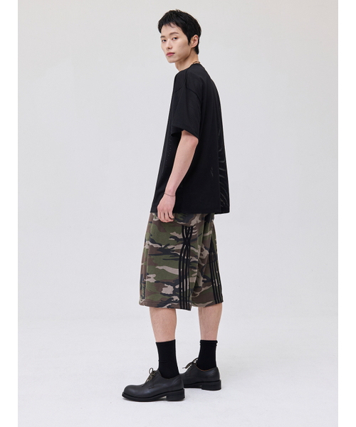 AKECII(アケシ)の「ツイストカモスウェットバミューダパンツ-カーキ(その他パンツ・メンズ・その他・MEDIUM/LARGE)」の2枚目の写真
