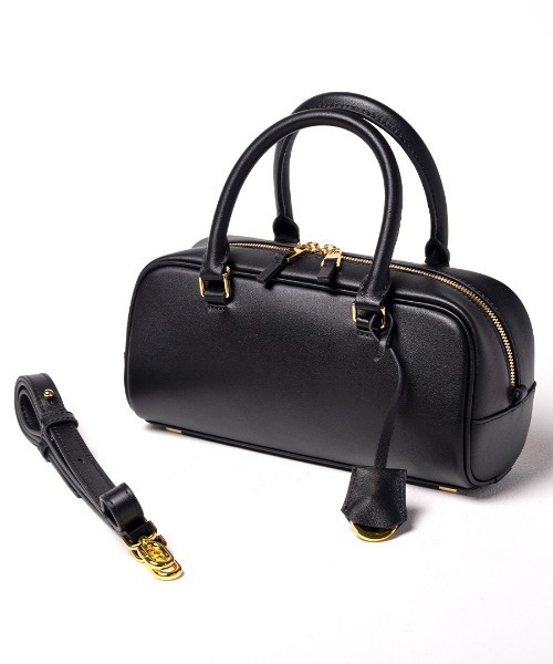 HAYNI（ヘイニ）の「Elliena エリーナ（ハンドバッグ・レディース・ブラック×ゴールド・FREE）」の7枚目の写真