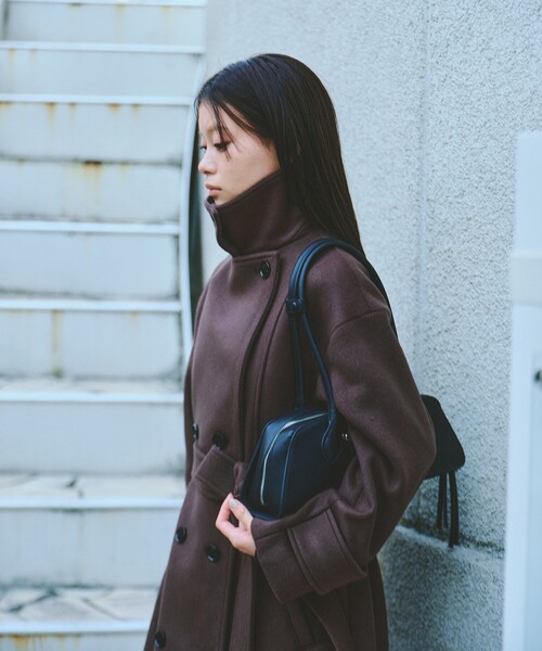 UNITED TOKYO(ユナイテッドトウキョウ)の「【WEB限定カラーあり!】Vegan Leather Shoulder Bag/冬服(ショルダーバッグ・レディース・マルチ/ブラック/ブラウン・FREE)」の9枚目の写真