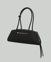 Vegan Leather Shoulder Bag｜春夏/ショルダーバッグ/横長バッグ/ハンドバッグ/ヴィーガンレザー/スエード