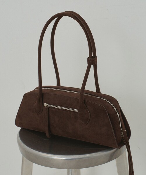UNITED TOKYO（ユナイテッドトウキョウ）の「Vegan Leather Shoulder Bag｜春夏/ショルダーバッグ/横長バッグ/ハンドバッグ/ヴィーガンレザー/スエード（ショルダーバッグ・レディース・マルチ/ブラック/ブラウン・FREE）」の15枚目の写真