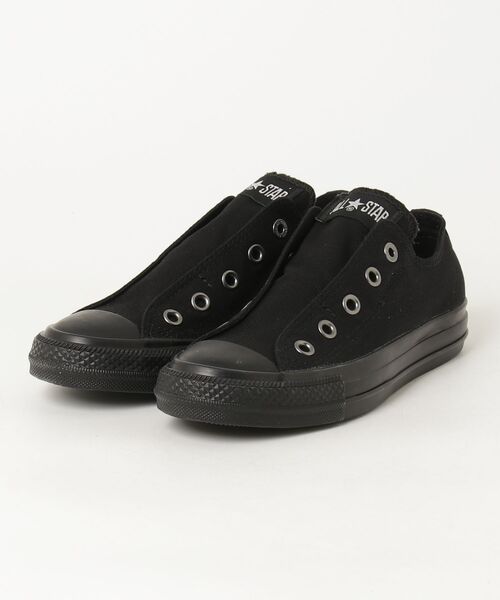 CONVERSE(コンバース)の「CONVERSE コンバース ALL STAR SLIP N OX オールスター スリップ N OX31317160 31317161(スニーカー・レディース・ブラック系その他/ダークブラウン・23.0cm/23.5cm/24.0cm/24.5cm)」の1枚目の写真