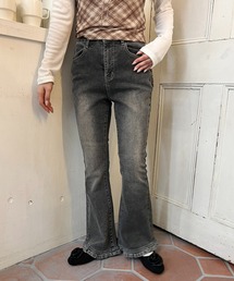 PHILLY（フィリー）の「フリルデザインデニムフレアパンツ（デニムパンツ）」