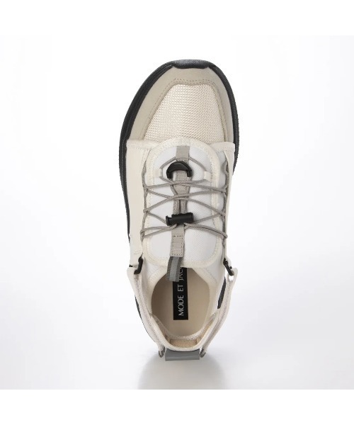 Mode et Jacomo（モードエジャコモ）の「【２WAY】コードストッパースニーカー（スニーカー・レディース・ブラック/ホワイト/ブルー系その他/ホワイト系その他2・22.5cm/23cm/23.5cm/24cm/24.5cm）」の12枚目の写真