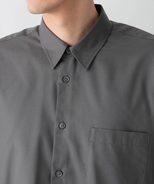 GLOBAL WORK（グローバルワーク）の「お手入れらくらくシャツ/601041（シャツ/ブラウス・メンズ・オフホワイト/チャコールグレー/レッド系8/ネイビー系4・SMALL/MEDIUM/LARGE/X-LARGE）」の12枚目の写真