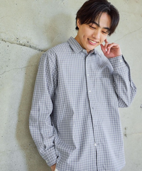 GLOBAL WORK(グローバルワーク)の「お手入れらくらくシャツ/601041(シャツ/ブラウス・メンズ・レッド系8/ネイビー系4/チャコールグレー/オフホワイト・X-LARGE/LARGE/MEDIUM/SMALL)」の13枚目の写真