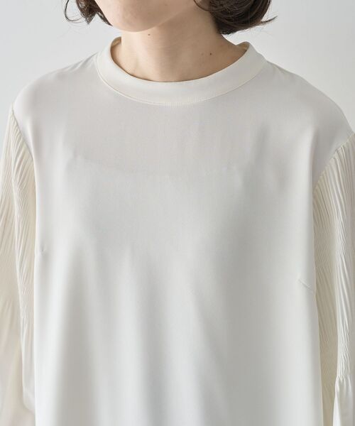 Green　Parks（グリーンパークス）の「O.袖プリーツブラウス（シャツ/ブラウス・レディース・サックスブルー/ブラック/ホワイト系その他2・FREE）」の11枚目の写真