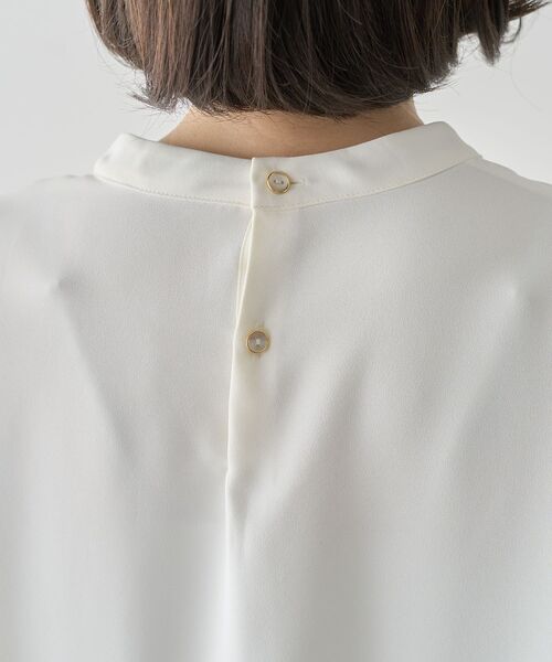 Green　Parks（グリーンパークス）の「O.袖プリーツブラウス（シャツ/ブラウス・レディース・サックスブルー/ブラック/ホワイト系その他2・FREE）」の12枚目の写真