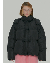 MOIFAIRE（モイフェア）の「STRAP DOWN JACKET / BLACK（ダウンジャケット/コート）」